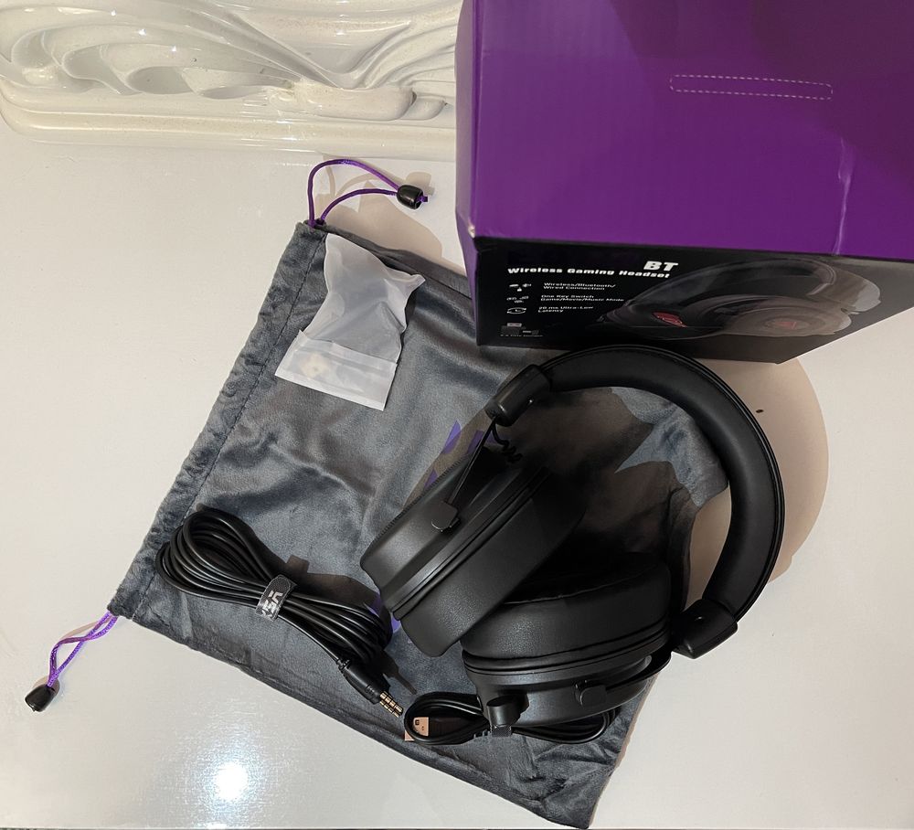 SV Eksa 900 BT 2.4 GHz Wireless Bluetooth Headphones 7.1 USB/Type C