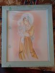 Quadro religioso em bom estado