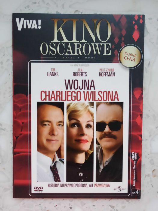 "WOJNA CHARLIEGO WILSONA" Tom Hanks, Julia Roberts, Hoffman, film 2007