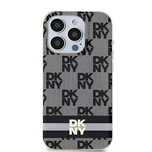 Etui Dkny Iml Checkered Mono Pattern & Printed Stripes MagSafe na iPho