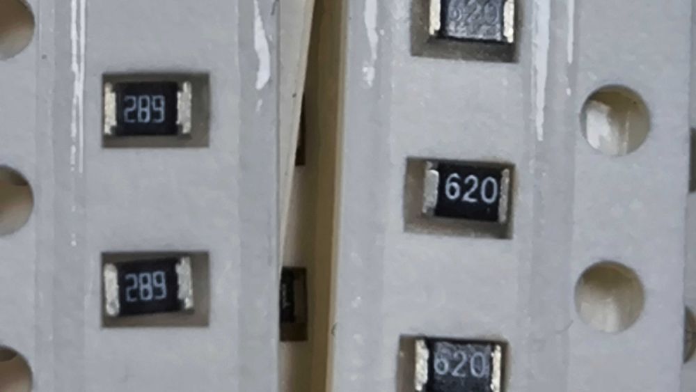 Resistências SMD 0805 5% vários valores ohms componente eletrônico ohm