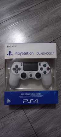 Контроллер Dualshock 4 джойстик геймпад белый (white) с коробкой беспр