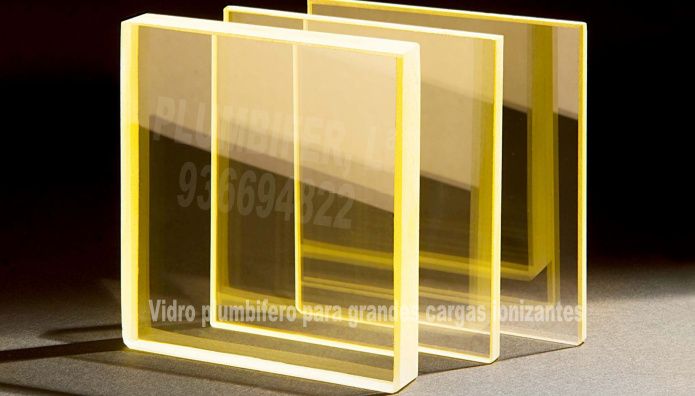 Vidro chumbineo ou plumbifero para protecçao Raio X