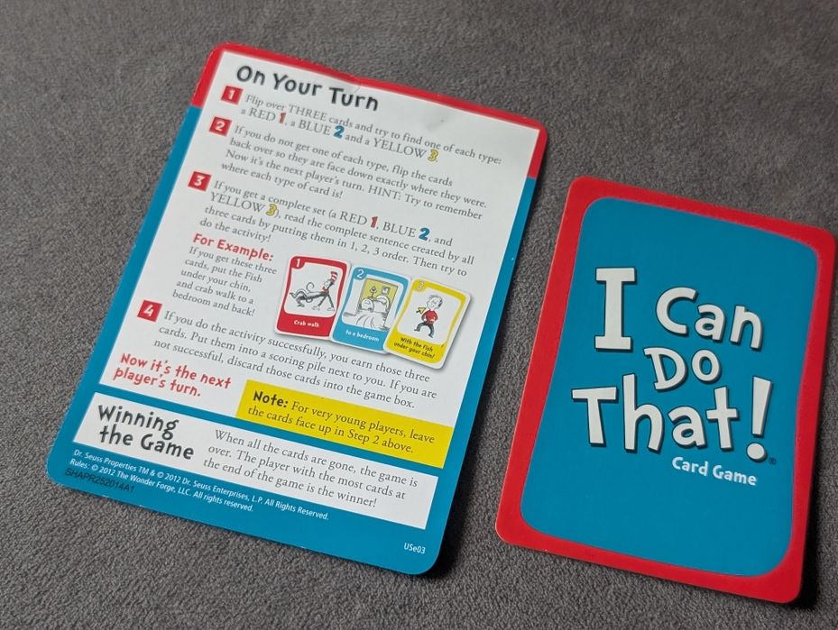 Дитяча гра I can do that англійською