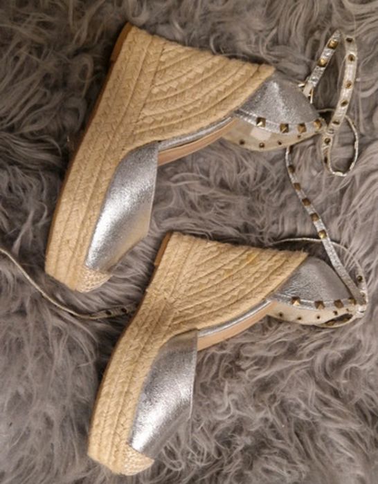 Espadryle buty na koturnie