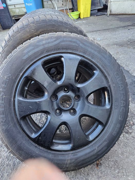 4 kola audi q7 4l 235/60r18  zimowe quatrac 3 vredestein