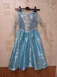 Платье-костюм Эльзы и снежинки
