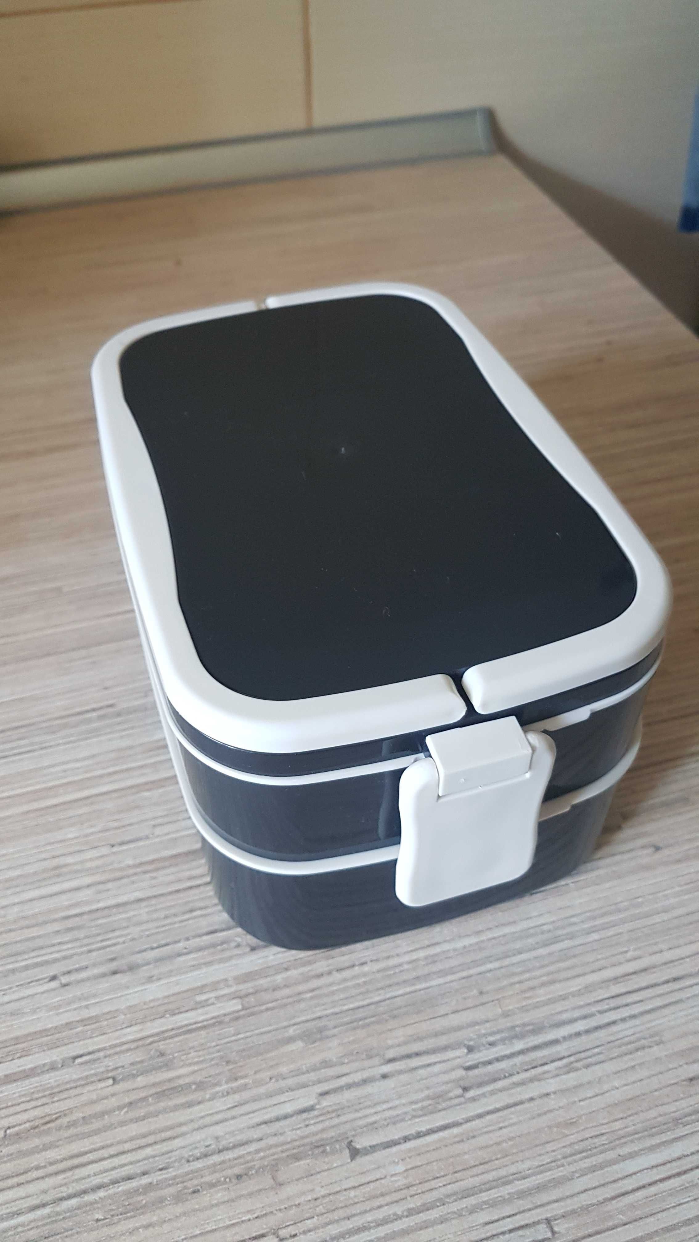 Lunchbox, IKEA, Flotting, pojemnik, kuferek, dwa poziomy