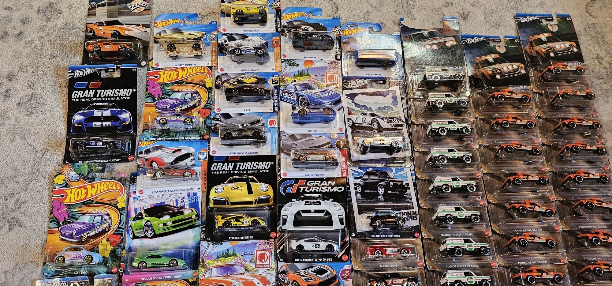 Hot wheels kolekcja Porsche Range Rover Audi Mazda Nissan Ford Fiat