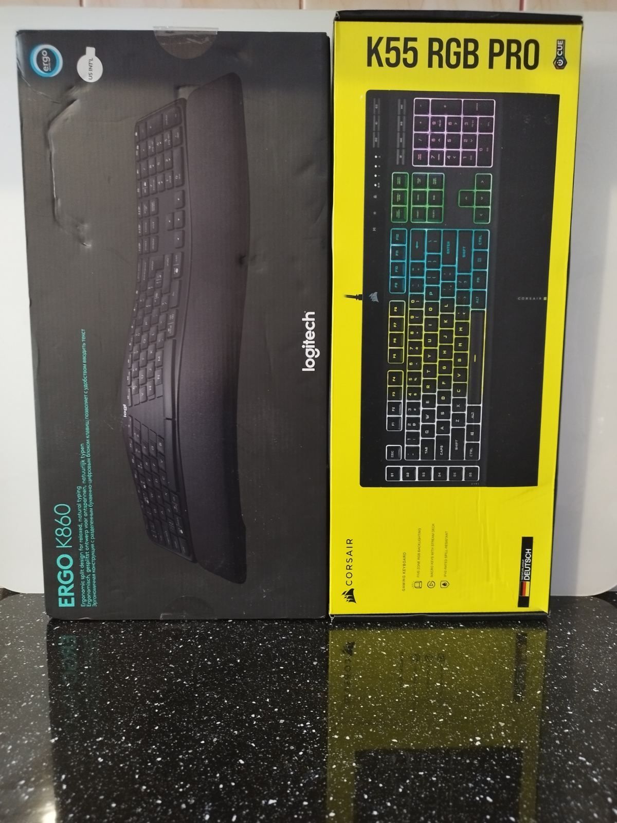 Бездротова ігрова клавіатура Corsair/logitech