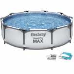 basen stelażowy ogrodowy rodzinny 305x76 bestway zestaw 4w1