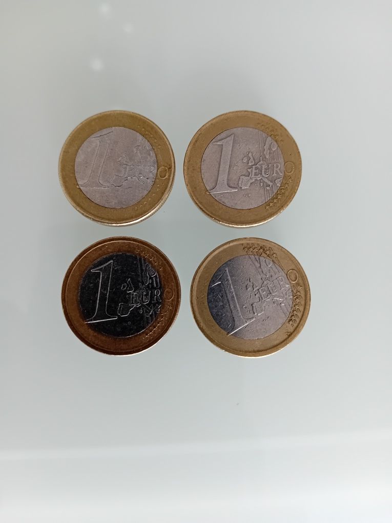 4szt monet 1 EUR Hiszpania