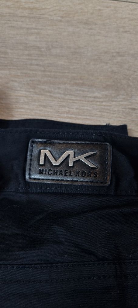 Spodnie męskie Michael Kors, W36, czarne, eleganckie, chinosy, logo,