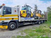 Transport wózków widłowych maszyn rolniczych budowlanych pomoc drogowa