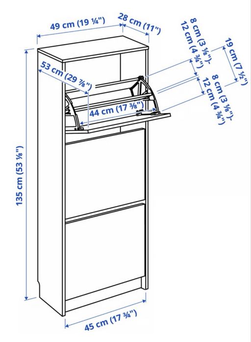 Sapateira BISSA Ikea