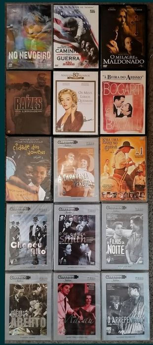 LOTE (25) lote de 134 DVD's Originais