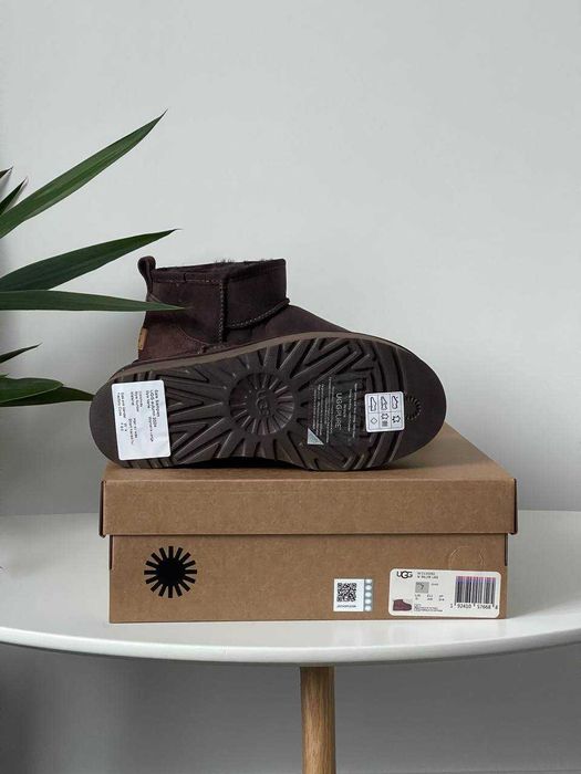 Женские сапоги UGG Classic Ultra Mini Platform Chocolate 36-41 Хит!