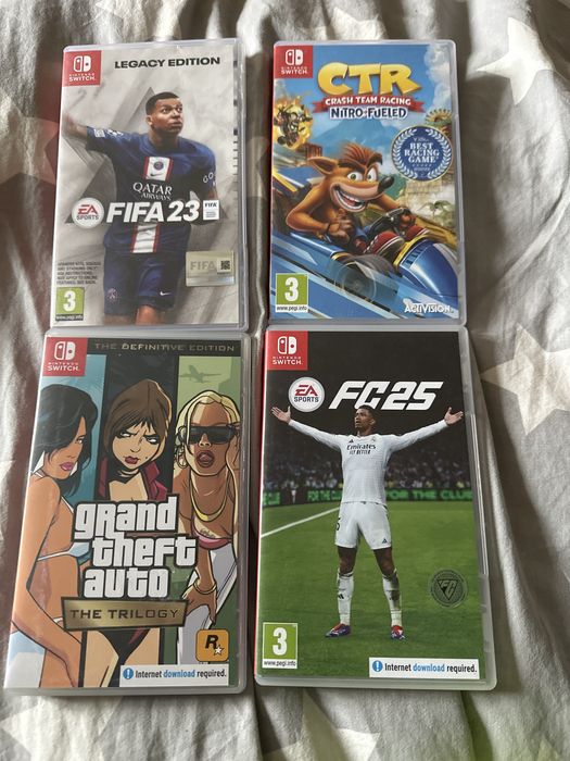 Продам ігри для нінтендо світч 3000гривень за всі