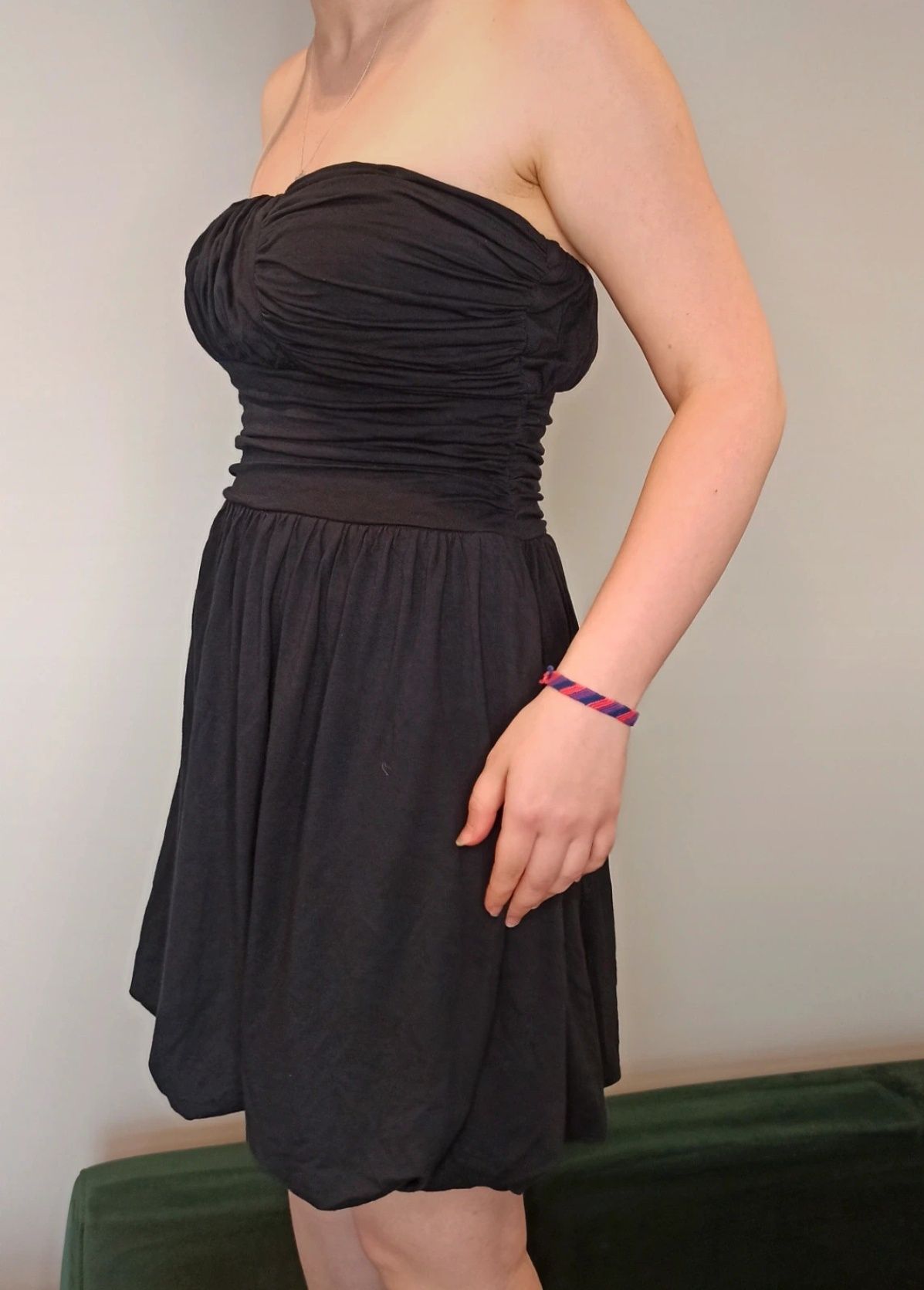 Czarna sukienka Topshop