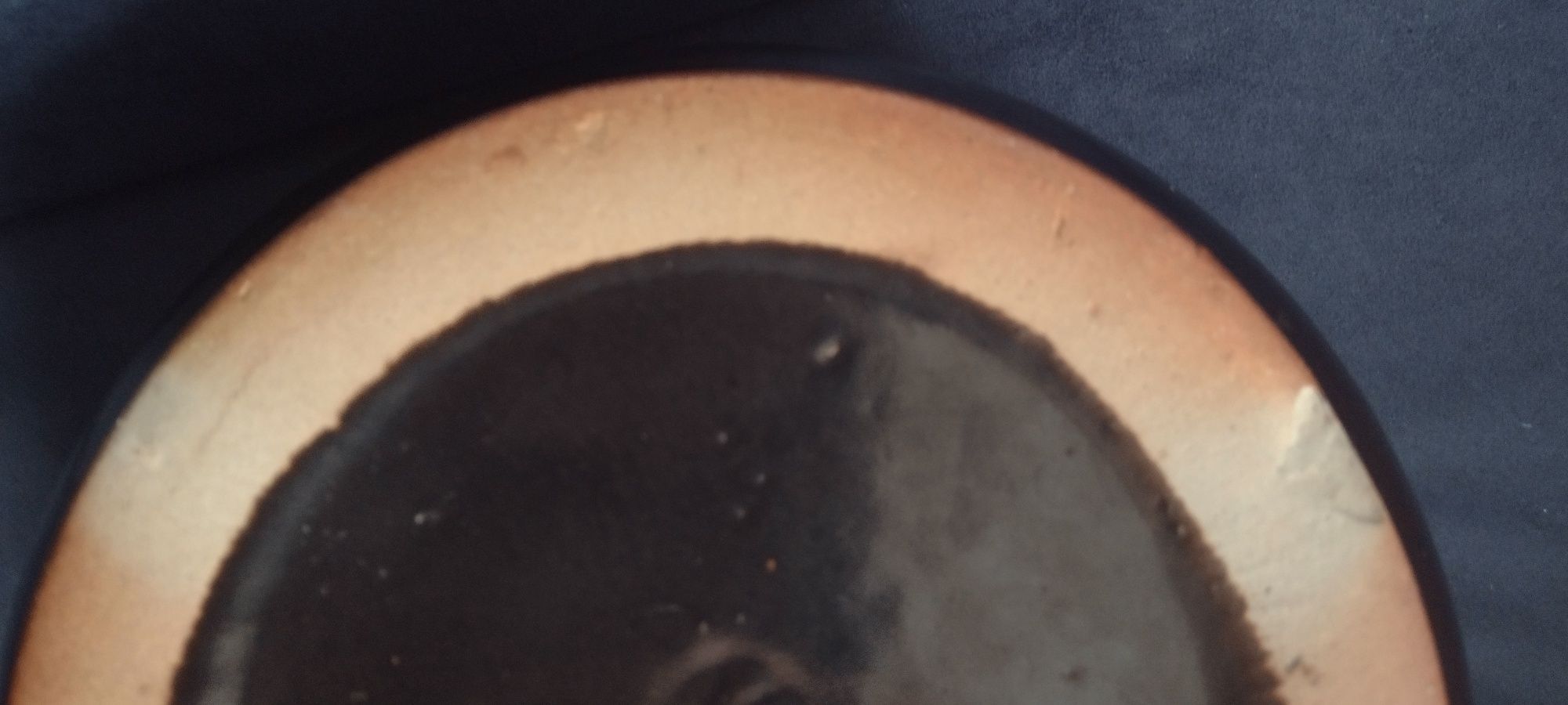 Duża misa ceramiczna, kamionkowa makutra.