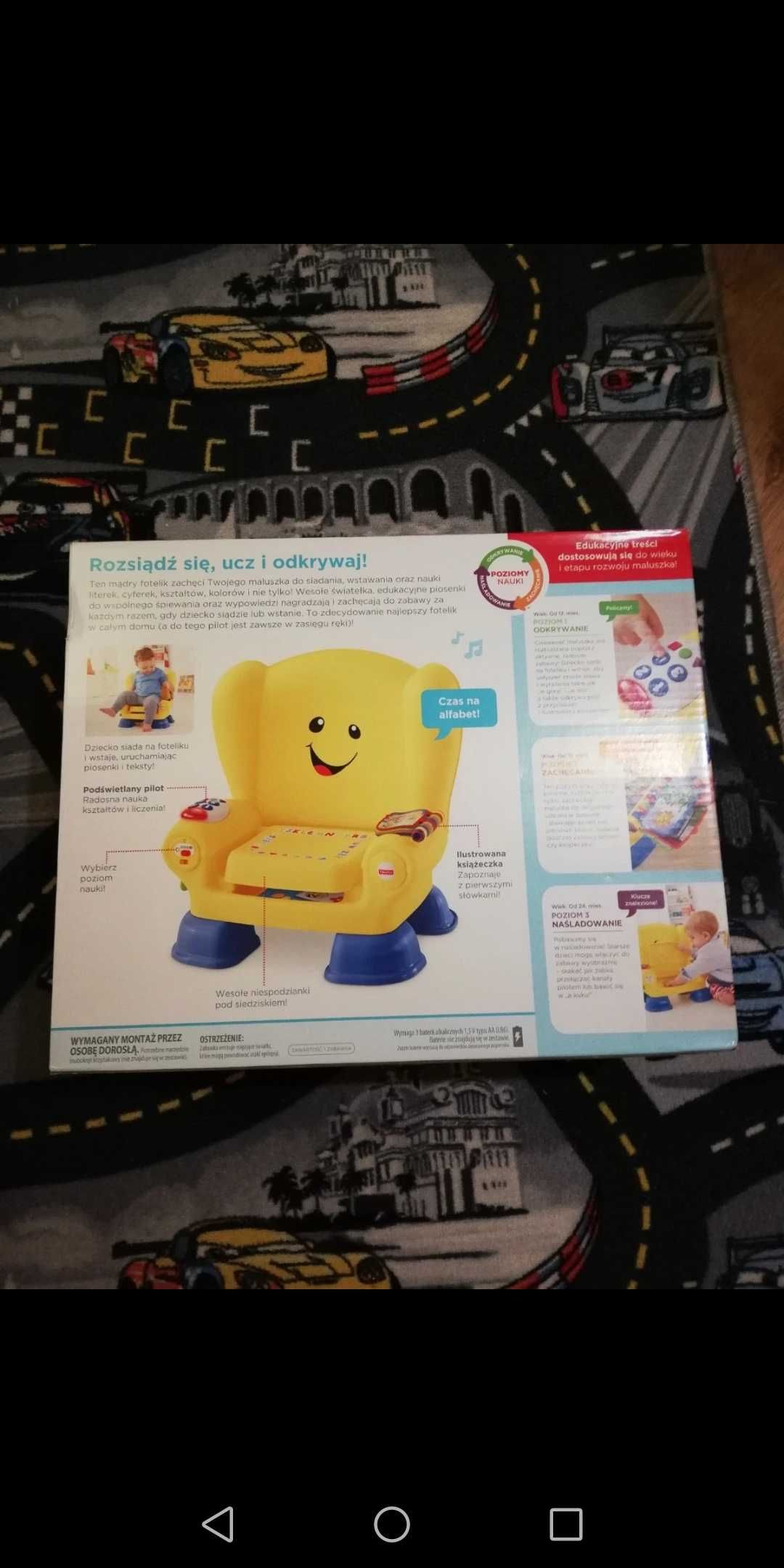Edukacyjny Fotelik Malucha Fisher Price