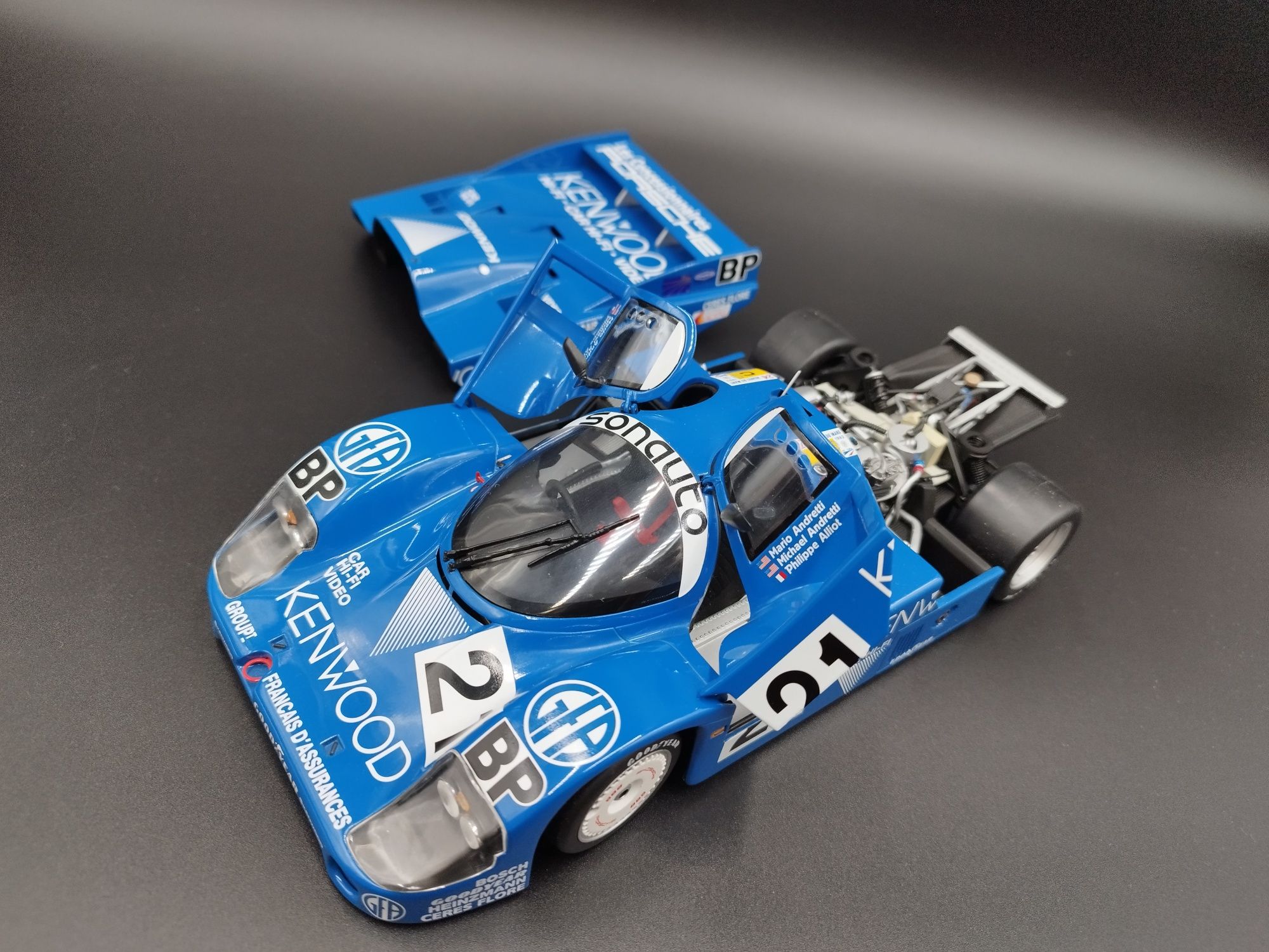 1:18 Minichamps 1983 Porsche 956L 24H Le Mans #21 Andretti.Alliot.Andr