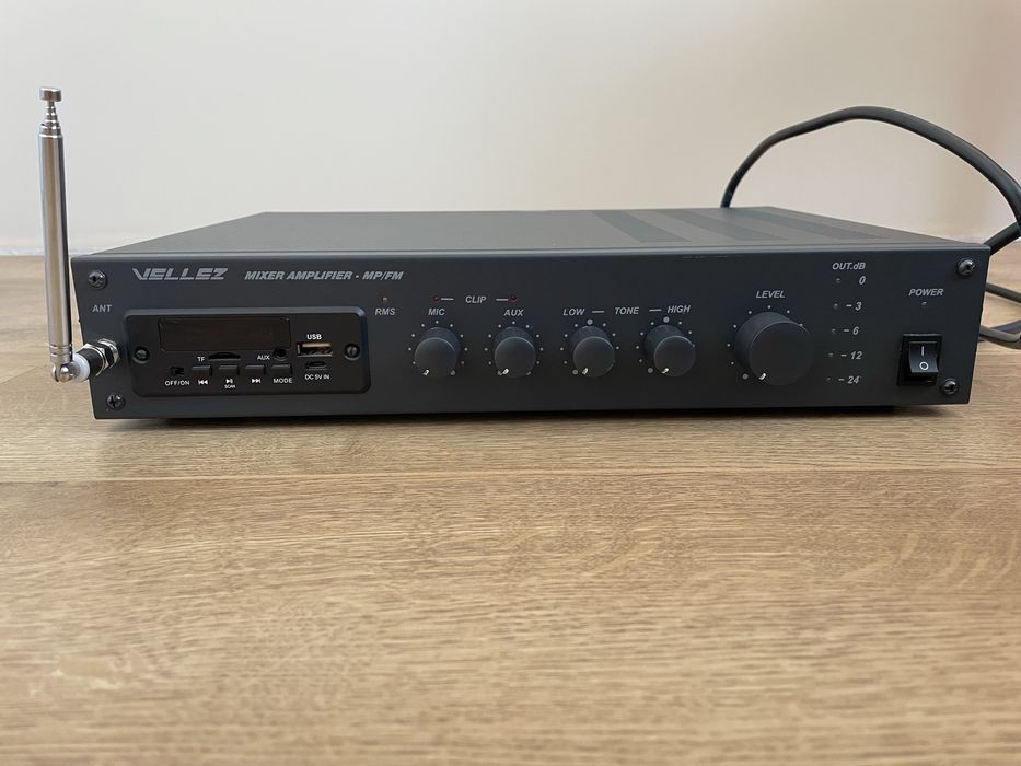 Підсилювач-мікшер VELLEZ 80ПП024М-FM/МР