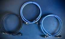 Kabel Sieciowy RJ45 Ethernet Cat.8  1m 3 sztuki 2 okrągłe 1 plaski