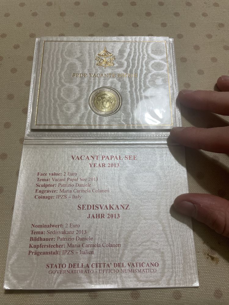 Vaticano Moeda de 2€ 2013 “Sede Vacante” 2013