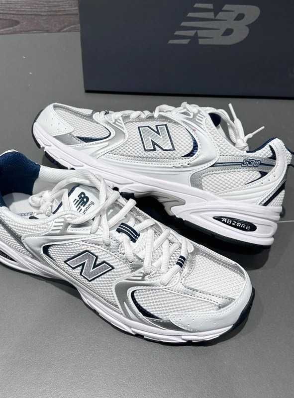 New Balance530_White Sneakersy Damskie_Moda Urocze  40.5