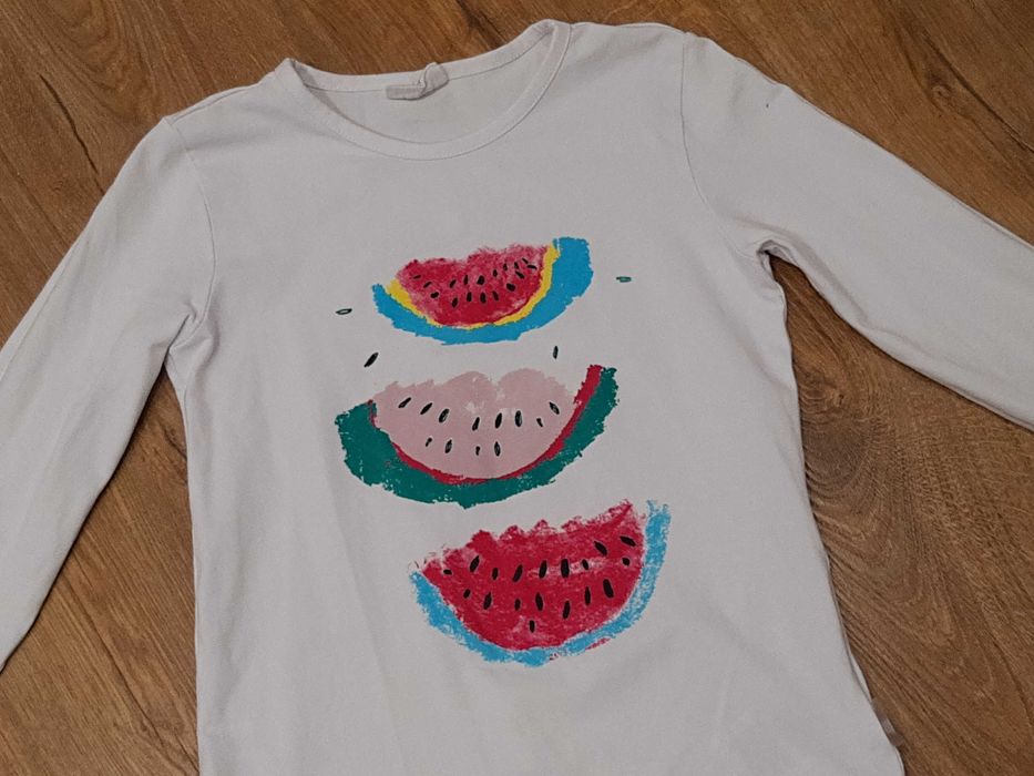 Bluzka dziewczęca biała Cocodrillo r.140 10/11l.