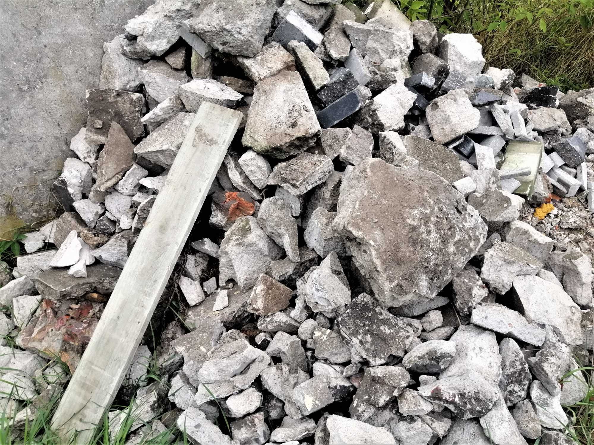 oddam gruz betonowy (czysty). Nie mam możliwości załadunku i dowozu!