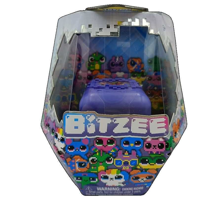 NOWE BITZEE Zwierzątko interaktywne cyfrowe hologram FIOLET SpinMaster