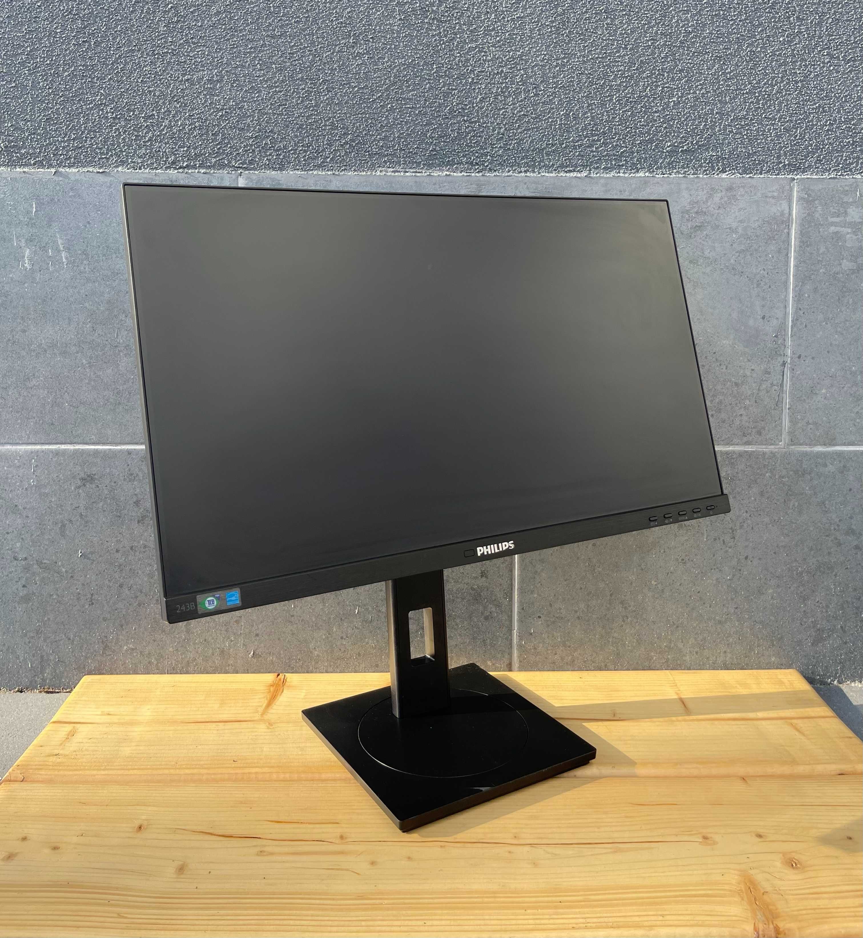 Уцінка! Монітор Philips 243B1/24"/FHD/LED/IPS/75 Гц/16:9/Гарантія