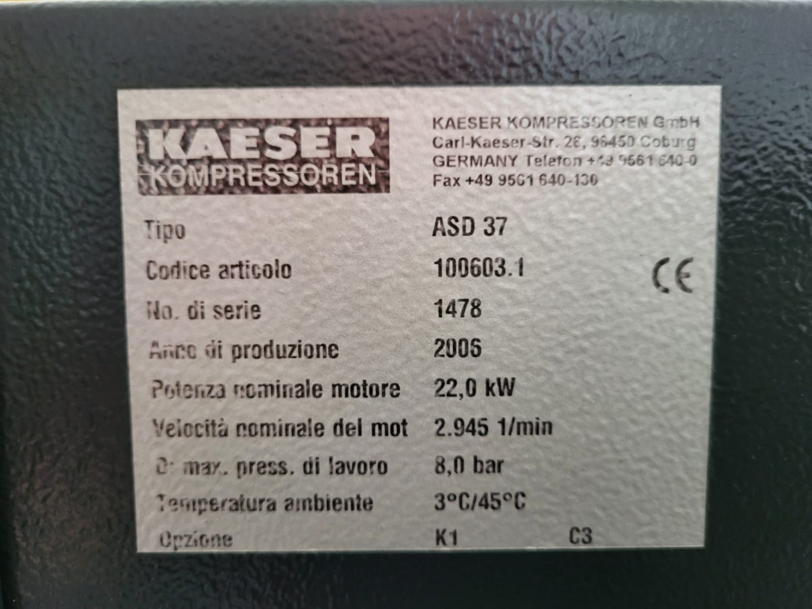 Kompresor śrubowy Kaeser