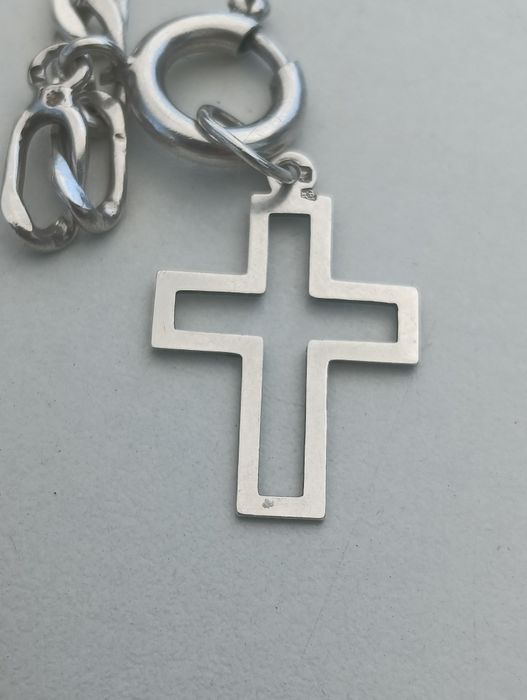 Fio/ cordão de prata com pendente