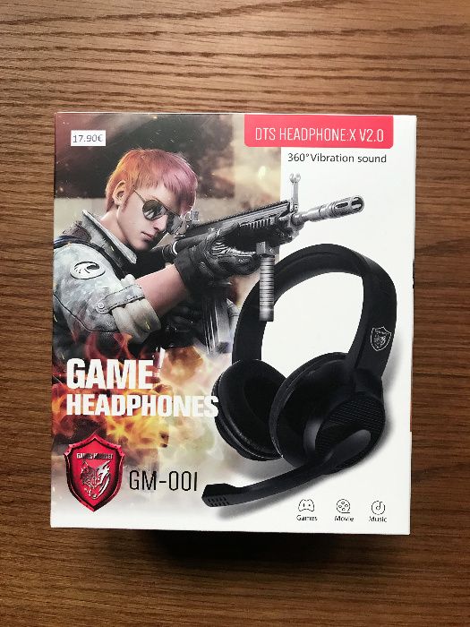 Auscultadores / Headphones Gaming com microfone (PC/PS4 /Etc) - NOVOS