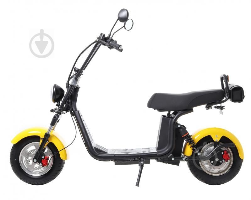 Электроскутер Maxxter ROCK Black-yellow