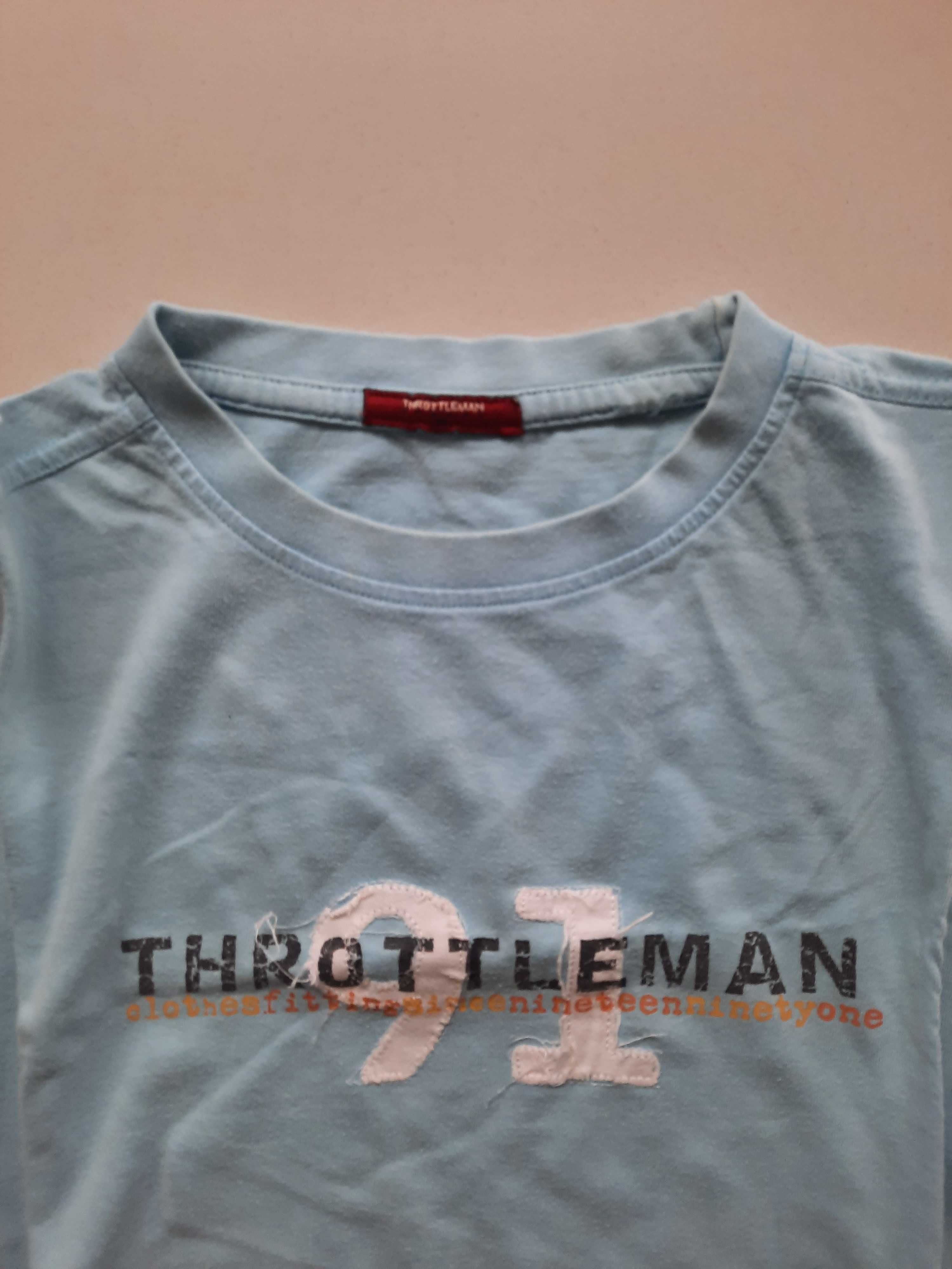 T shirt Throttleman azul claro