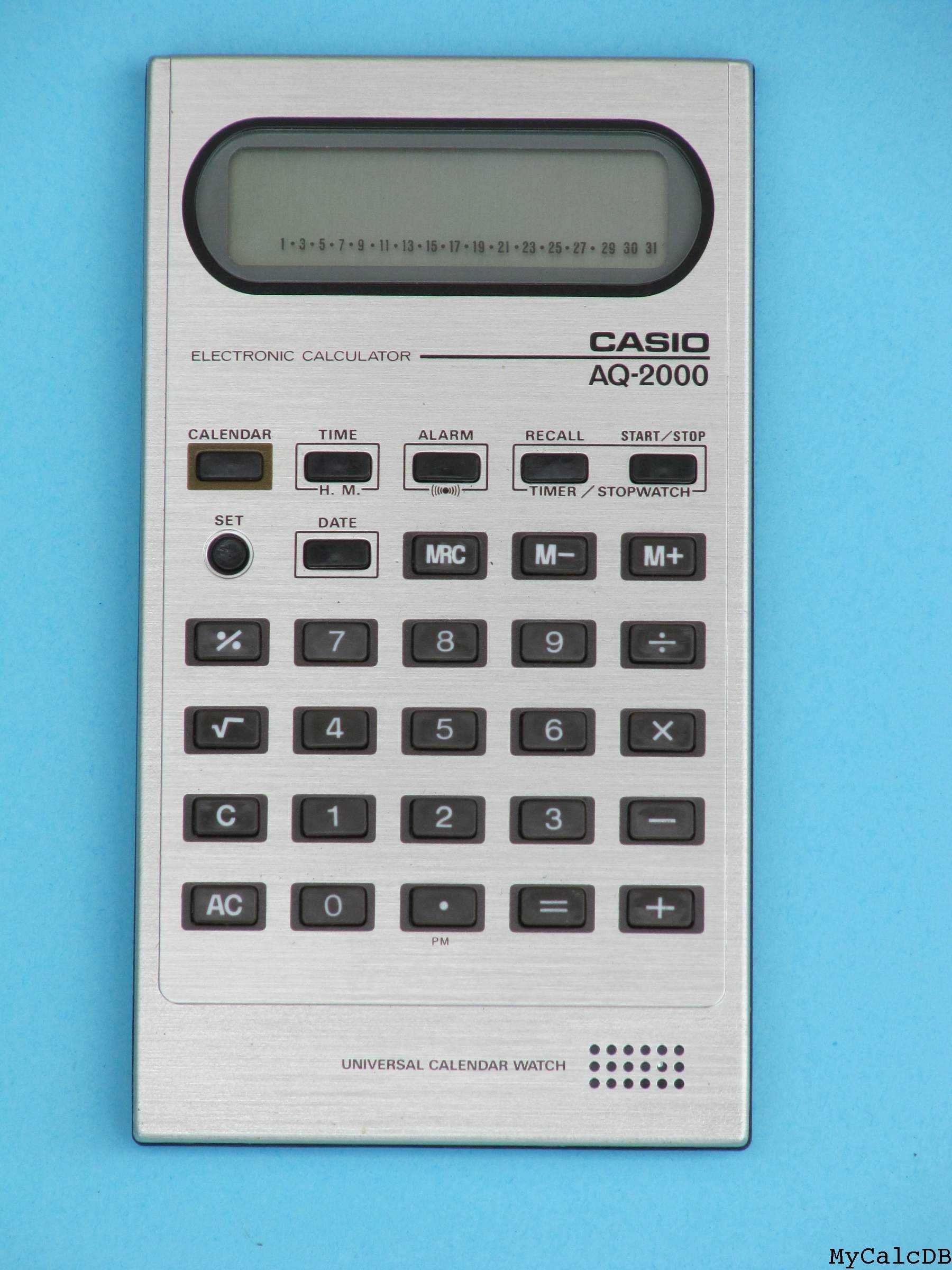 Calculadora Casio AQ-2000 vintage