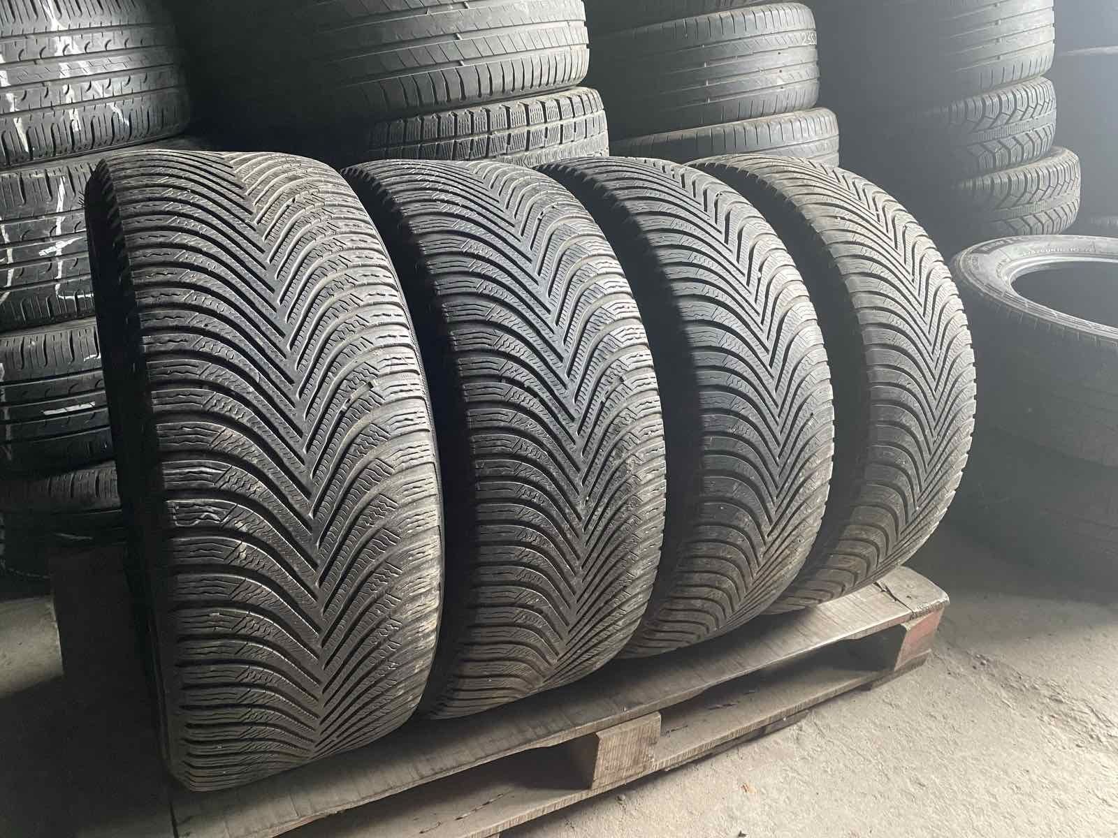 225.55.17 Michelin 4шт зима БУ склад шины резина из Европы 55 R17 225