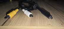 Kabel przyłącze wtyk  mini USB na 2 x wtyk RCA CHINCH