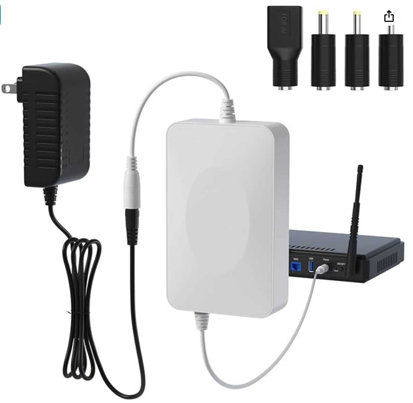 Павербанк UPS ДБЖ для роутера 12V/2A повербанк 15000mAh
