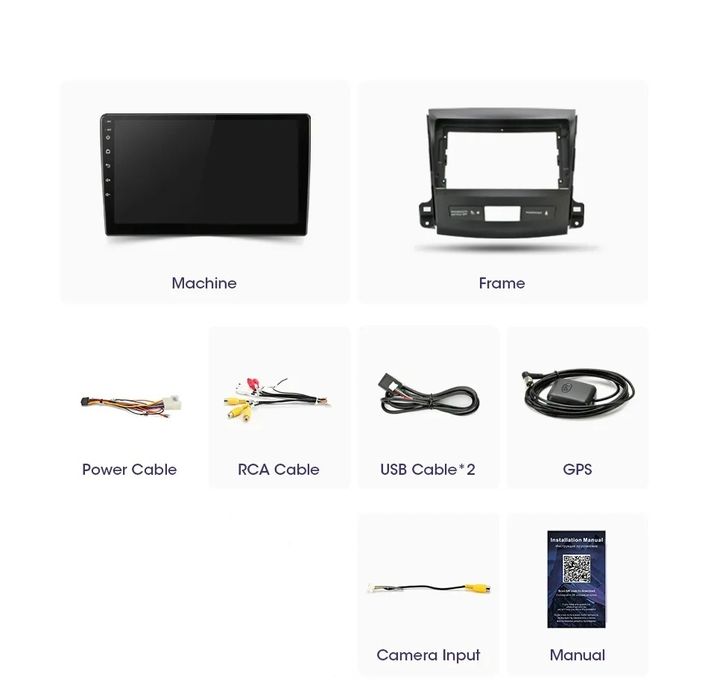 Radio Android Mitsubishi Outlander Citroën C-Crosser Peugot 4007
