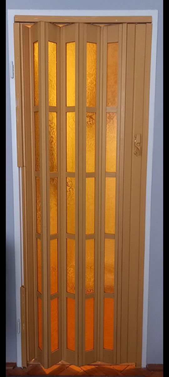 Drzwi składane harmonijkowe 85 cm