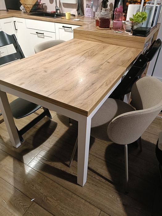 Stół stolik rozkładany dąb 115x80