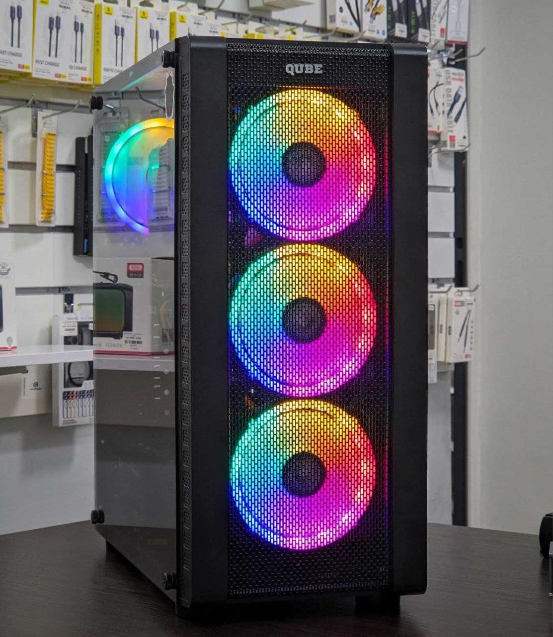 Ігровий комп'ютер i3‑13100F, NVIDIA GTX 1650, 16 ГБ ОЗП, SSD 240 ГБ
