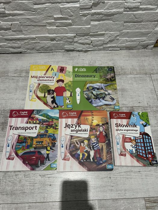 Czytaj z albikiem język angielski zestaw pióro + ksiazki