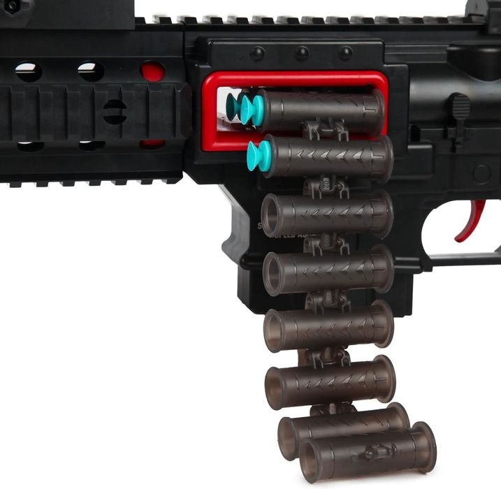 Детский автомат M416 с оптическим и лазерным прицелом на аккумул