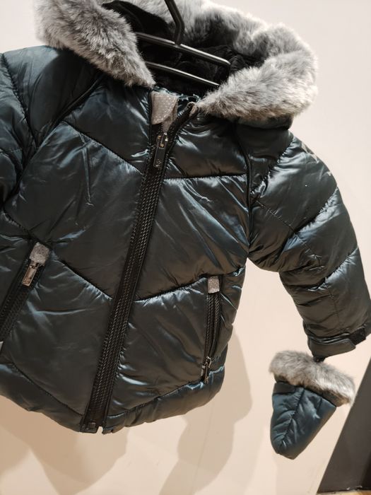 Kurtka zimowa Lola Maverick plus rękawiczki w komplecie dla chłopca